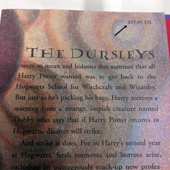 Harry Potter Chamber of Secrets 1st American Edition 1st American Printing 1999 - Picture 5 of 15